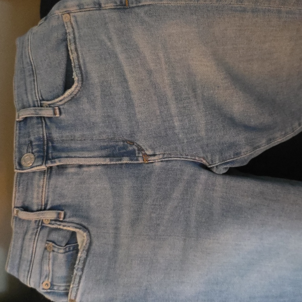 High Rise Women Agolde Jeans - Light Blue